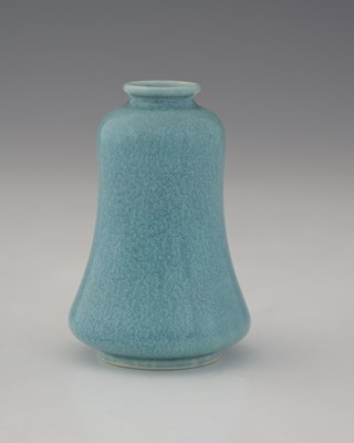 Lot 592 - Ruskin Pottery, a small Souffle glazed vase,...