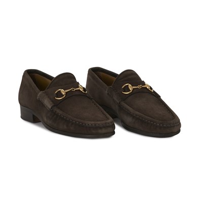 Lot 419 - Gucci, a pair of ladies vintage loafers.