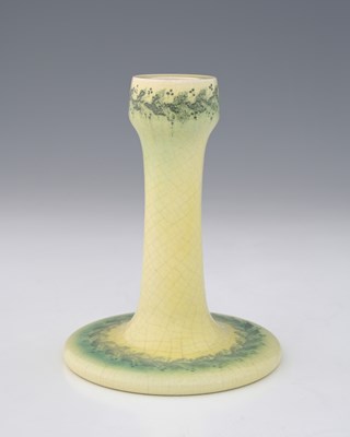 Lot 569 - Ruskin Pottery, a holly wreath painted...