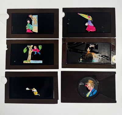 Lot 27F - Three Newton, colour painted, wooden-cased...