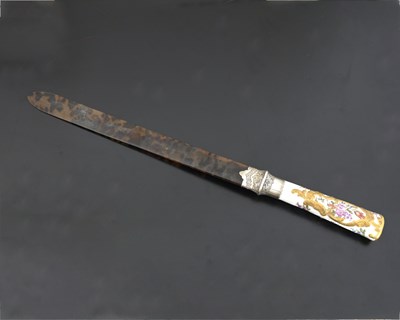 Lot 155 - A Victorian tortoiseshell, porcelain and...