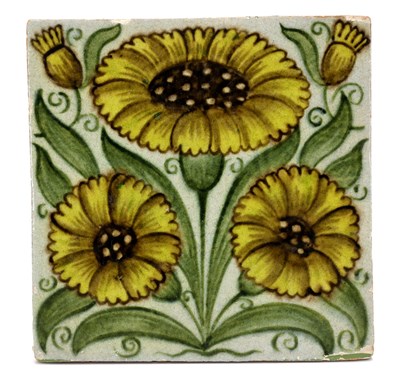Lot 553 - William De Morgan for Merton Abbey, a Bedford...