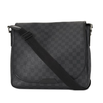 Lot 460 - Louis Vuitton, a damier graphite Daniel messenger bag.