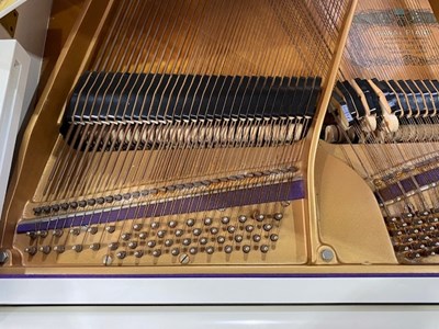 Lot 571 - Kawai, a KG-1D boudoir grand piano, bright...