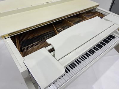 Lot 571 - Kawai, a KG-1D boudoir grand piano, bright...