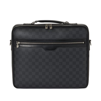 Lot 456 - Louis Vuitton, a damier graphite Steve briefcase.