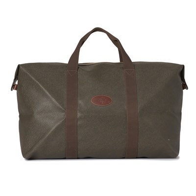 Lot 500 - Mulberry, a large Scotchgrain weekend travel bag.