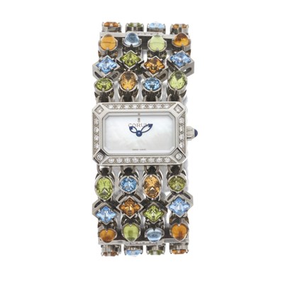 Lot 210 - Corum, a stainless steel 'Potpourri' bracelet watch