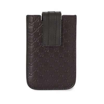 Lot 417 - Gucci, a Guccissima phone case.