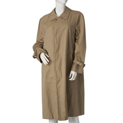 Lot 298 - Aquascutum, a men's beige trench coat.