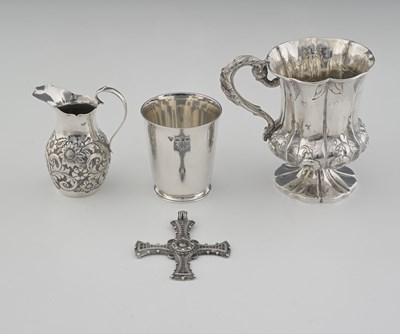 Lot 412 - A mixed lot of silver, nineteenth-century and...
