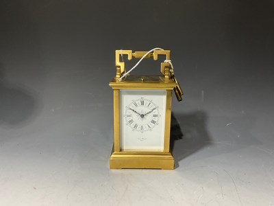 Lot 177 - Masons Paris carriage clock with painted...