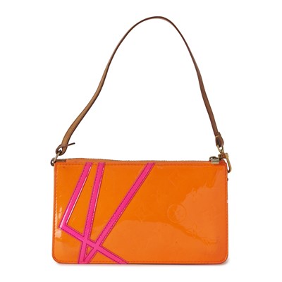 Lot 443 - Louis Vuitton x Robert Wilson, a Vernis Lexington pochette handbag.