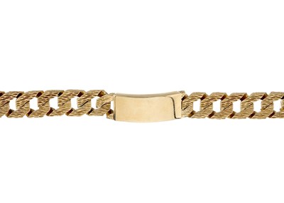 Lot 192 - A 1970s 9ct gold curb-link identity bracelet