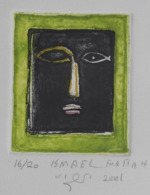 Lot 266 - Ismail Fattah (Iraqi, 1934-2004), Face in...
