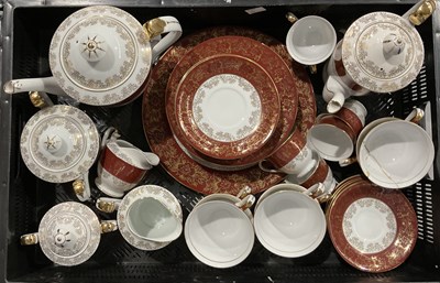Lot 59 - A 'Sunny China' tea and coffee service,...