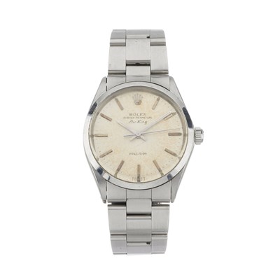 Lot 270 - Rolex, a stainless steel Oyster Perpetual Air-King Precision bracelet watch