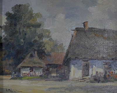 Lot 318 - Henryk Sajdak (Polish, 1905-1995), a view in...