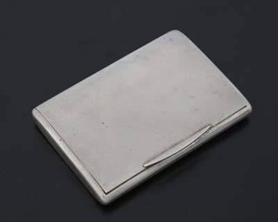 Lot 454 - Sampson Mordan, a George V silver card case or...