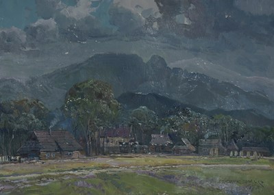 Lot 332 - Leszek Stanko (Polish, 1924-2011), a country...