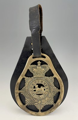 Lot 373 - A Victorian Hampshire Regiment horse brass...