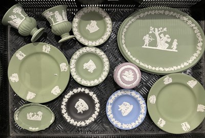 Lot 50 - A quantity of Wedgwood jasperware, various...