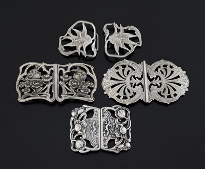 Lot 335 - Four twentieth-century hallmarked silver...