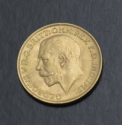 Lot 111 - George V, Sovereign, 1913, diameter 2.2cm, 8g
