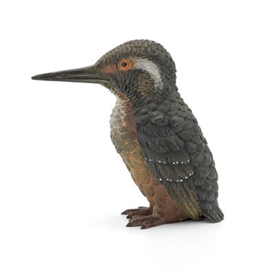 Lot 168 - An Austrian cold painted bronze figure of a...