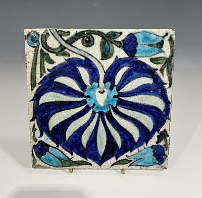 Lot 26 - William de Morgan for Merton Abbey, a Persian...