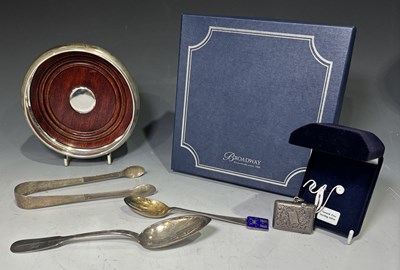Lot 195 - A group of silver items, nineteenth-century...