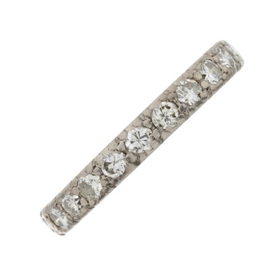 Lot 144 - A diamond full eternity ring