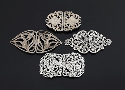 Lot 337 - Four twentieth-century hallmarked silver...