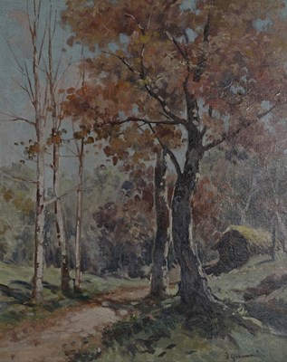 Lot 755 - Continental School, 20th Century, an autumnal...