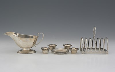 Lot 181 - A group of hallmarked silver, nineteenth...