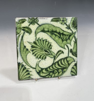 Lot 13 - William de Morgan, a monochrome Persian Leaves...