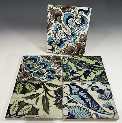 Lot 30 - William de Morgan, five various Persian...