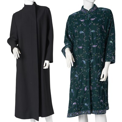 Lot 536 - Two vintage evening coats.