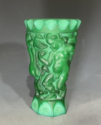 Lot 158 - A Heinrich Hoffman Bohemian Art Deco malachite...