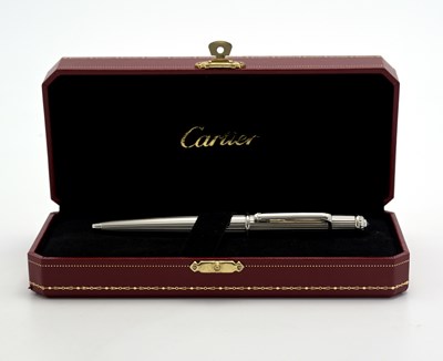 Lot 104 - Cartier, a Diabolo de Cartier platinum plated...