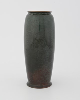 Lot 654 - Ruskin Pottery, a Souffle glazed vase, 1917,...