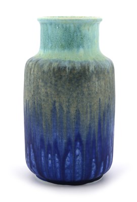Lot 573 - Ruskin Pottery, a Crystalline Glaze vase,...