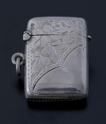 Lot 118 - An Edwardian silver vesta case, T H Hazelwood,...