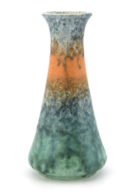 Lot 574 - Ruskin Pottery, a transmutational semi...