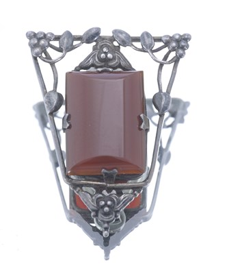 Lot 81 - Bernard Instone, an Arts and Crafts silver and...