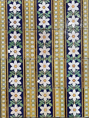 Lot 142 - A W N Pugin for Minton, a frieze of 12 dust...