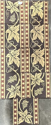 Lot 135 - A W N Pugin for Minton, a frieze of twelve...
