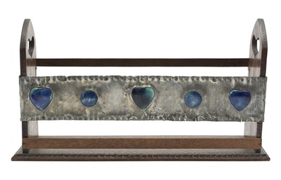 Lot 136 - An Arts and Crafts pewter and Ruskin cabochon...
