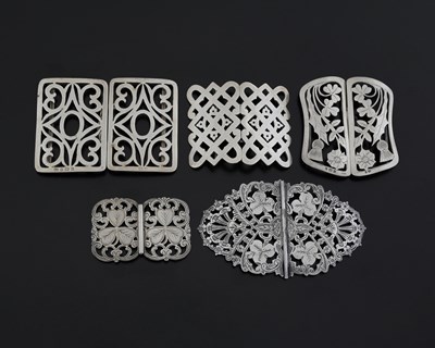 Lot 340 - A group of early twentieth-century hallmarked...