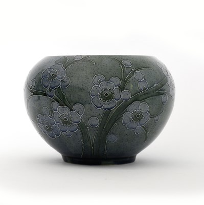 Lot 31 - 'Prunus; a rare Moorcroft Pottery vase...